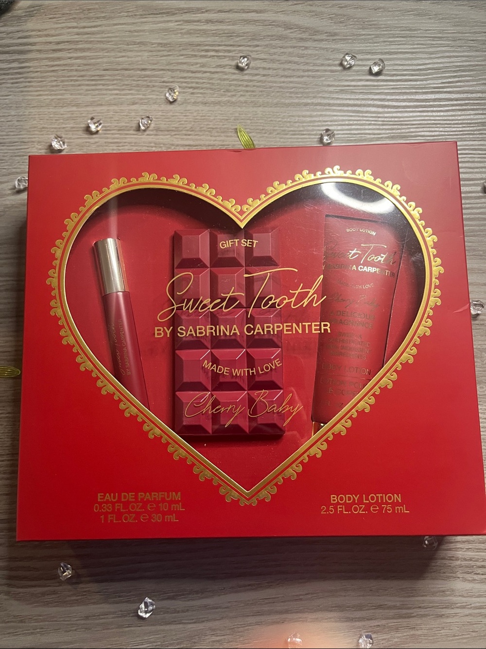 Sweet Tooth by Sabrina Carpenter Cherry Baby Gift Set